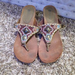 White Mountain Wedge Sandles